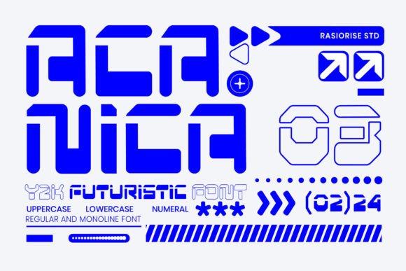 Acanica: The Futuristic Display Font for Bold Projects