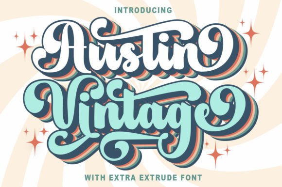 Austin Vintage: The Display Font with Retro Charm
