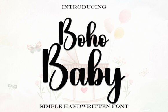 Bohobaby: A Handwritten Font with Modern Charm