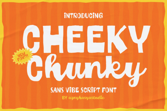 Cheeky Chunky: A Font for Designs with Confidence