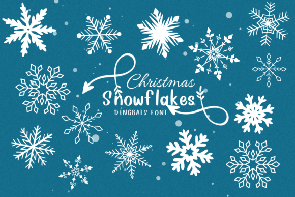 Christmas Snowflakes: A Dingbats Typeface for Winter Magic