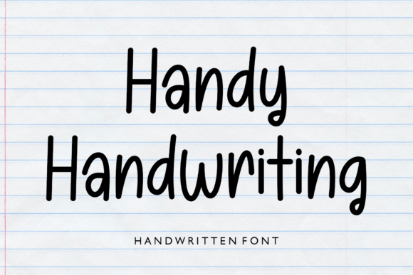 Handy Handwriting: A Font That Feels Like a Friendly Note