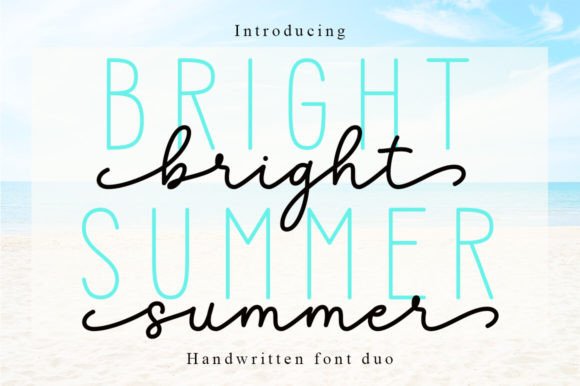 Introducing Bright Summer Duo: A Font for Every Story
