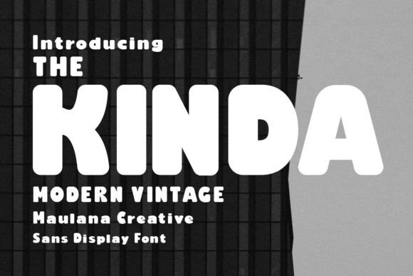 Kinda: A Bold Sans Serif for Modern Design