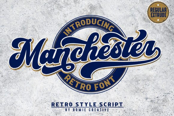 Manchester: The Bold Retro Display Typeface for Modern Projects