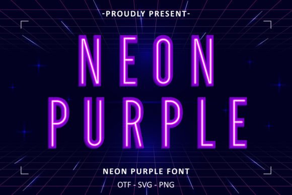 Neon Purple: The Creative Font for Modern Branding