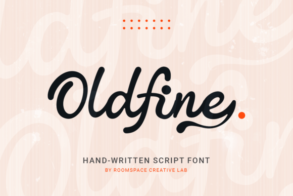 Oldfine: A Handwritten Script for Refined Projects