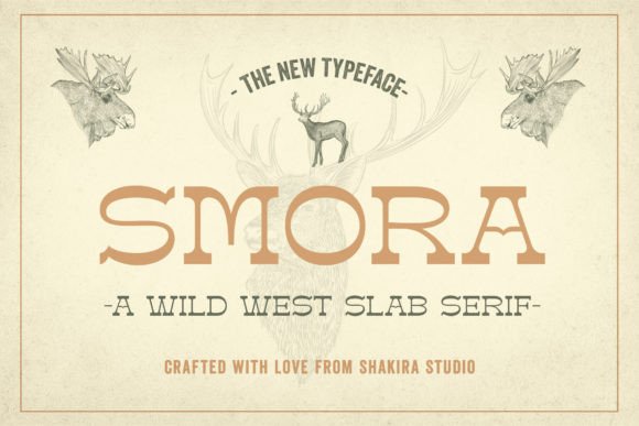 Smora: The Western Slab Serif with Vintage Soul