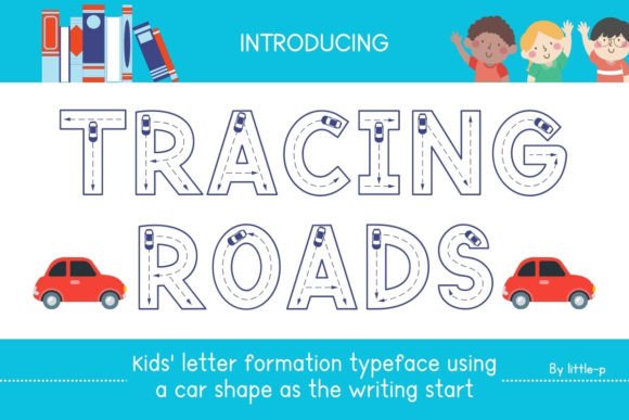Tracing Roads: A Playful Font for Engaging Learning