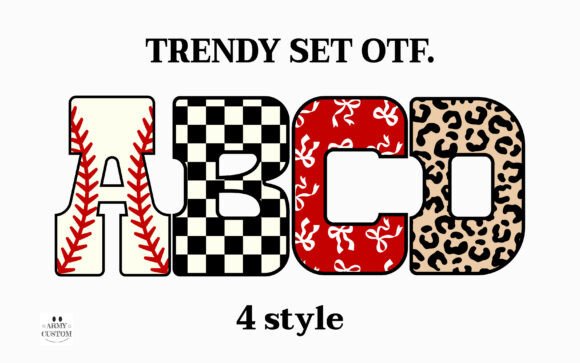 Trendy Set: A Dynamic Font for Bold, Energetic Designs