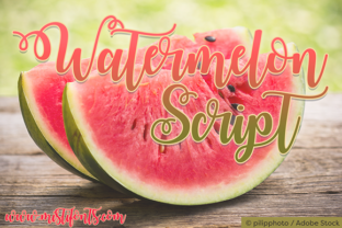 Watermelon Script: A Juicy Calligraphy Font for Creative Projects